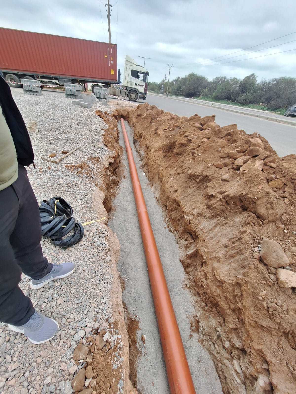 Terrassement - Travaux de tranchée - Sofitrap Maroc